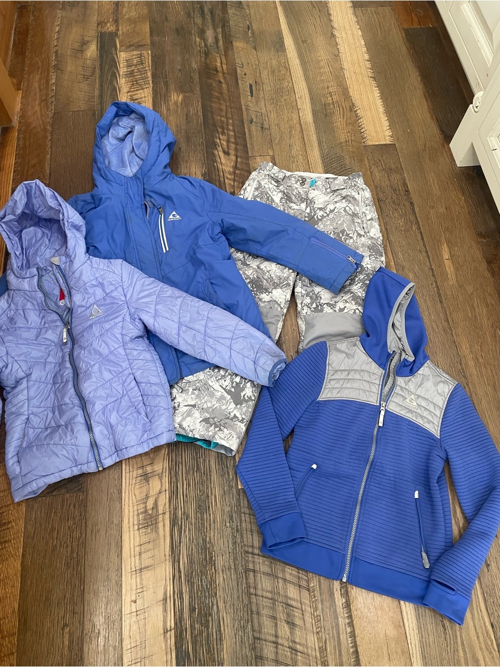 Gerry 4pc snow SET coat jacket bibs girl 10-12